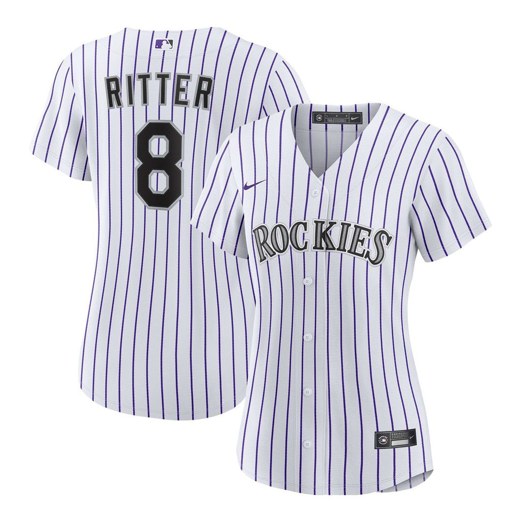 Colorado Rockies Ryan Ritter Nike Women's Home Replica Jersey - White Team Jersey Sports Fan Apparel