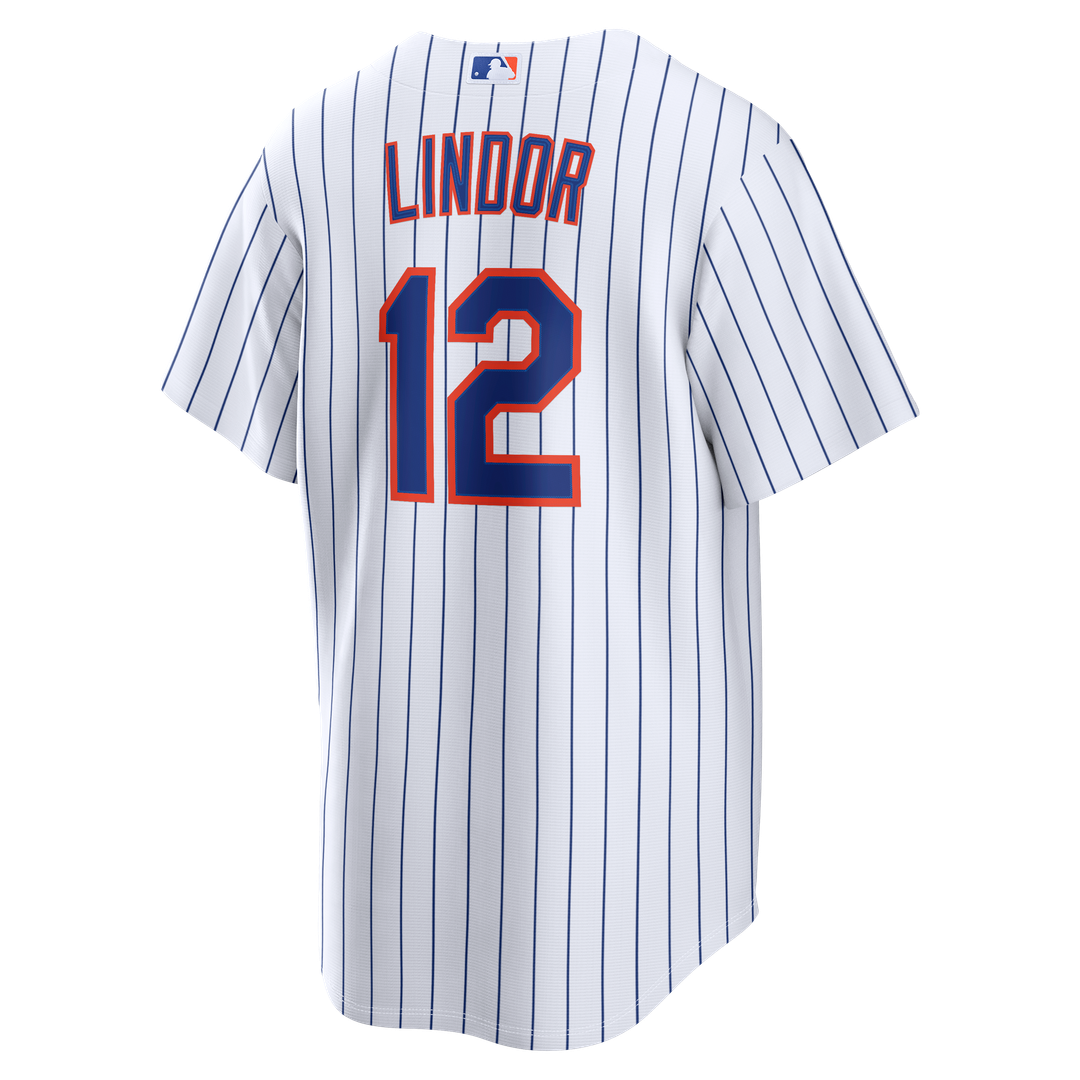 New York Mets Francisco Lindor Nike Alternate Replica Jersey - Black Team Jersey Sports Fan Apparel