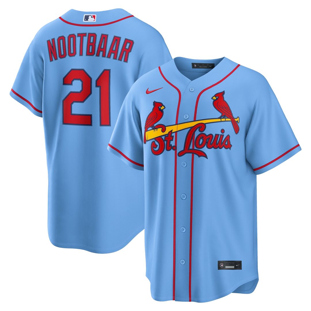 St. Louis Cardinals Lars Nootbaar Nike Alternate Replica Jersey - Cream Team Jersey Sports Fan Apparel