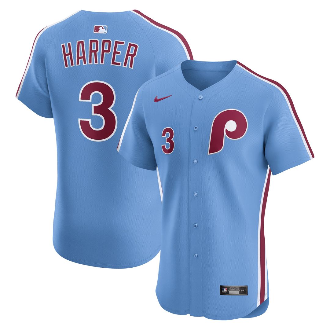 Philadelphia Phillies Bryce Harper Nike Home Elite Jersey - White Team Jersey Sports Fan Apparel