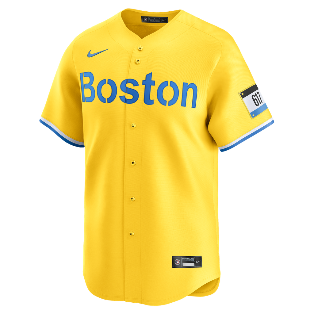 Boston Red Sox Nike City Connect Limited Jersey - Gold Team Jersey Sports Fan Apparel