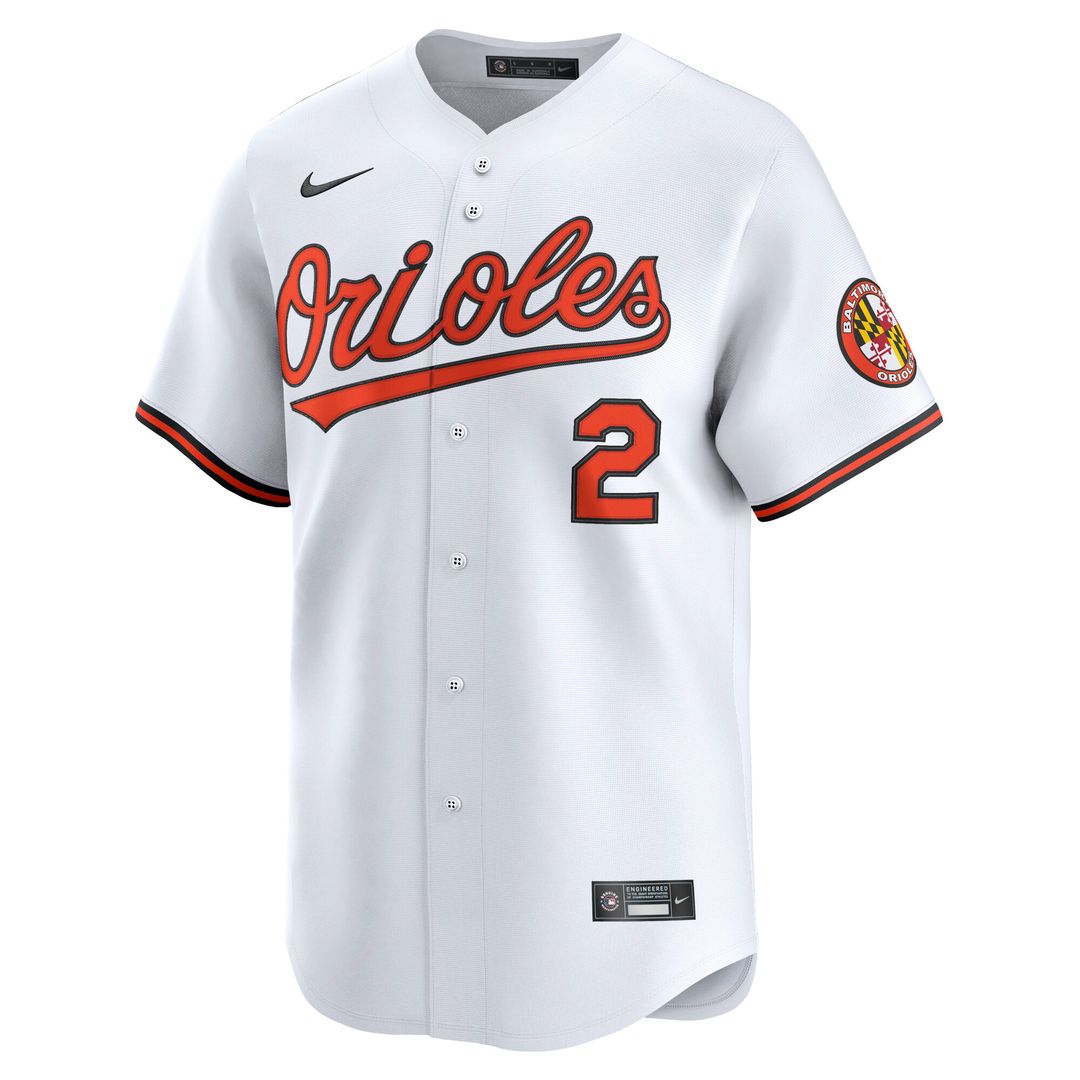 Baltimore Orioles Gunnar Henderson Nike Limited Player Jersey - White Team Jersey Sports Fan Apparel