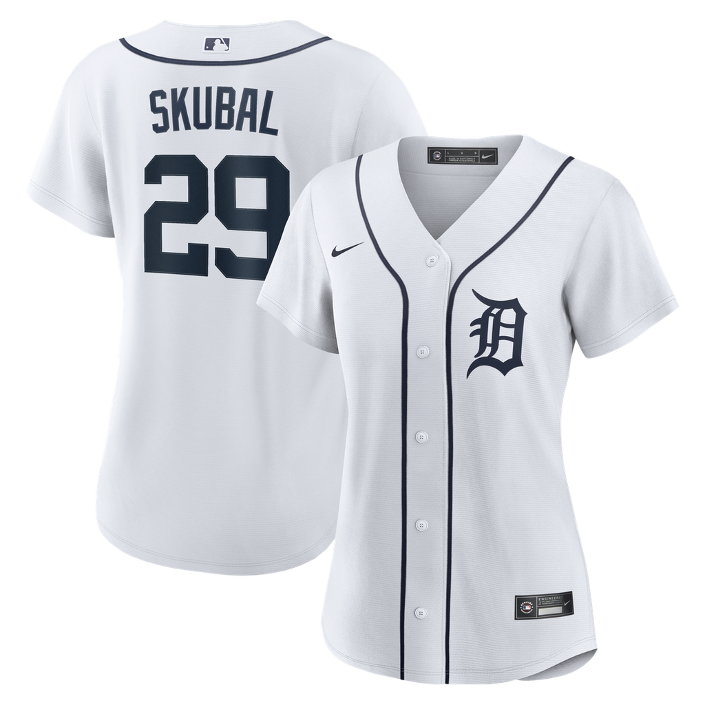 Detroit Tigers Tarik Skubal Nike Women's Home Replica Player Jersey - White Team Jersey Sports Fan Apparel