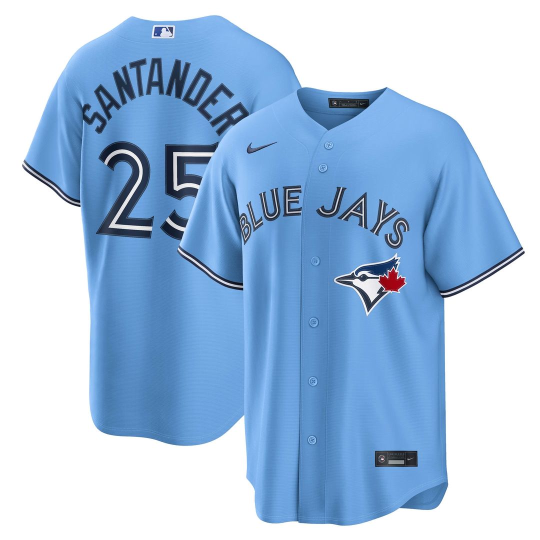 Toronto Blue Jays Anthony Santander Nike Alternate Replica Jersey - Light Blue Team Jersey Sports Fan Apparel