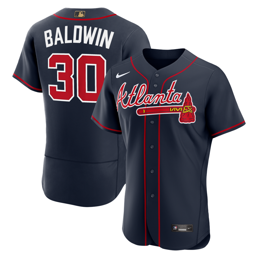 Atlanta Braves Drake Baldwin Nike Alternate MLB Awards Authentic Jersey - Navy Team Jersey Sports Fan Apparel