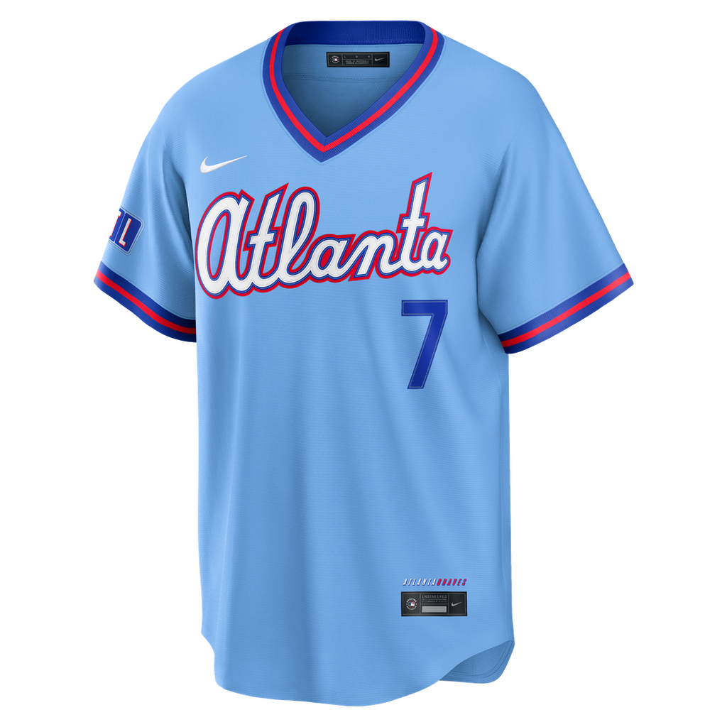 Atlanta Braves Ha - Seong Kim Nike 2026 City Connect Stadium Jersey - Powder Blue Team Jersey Sports Fan Apparel