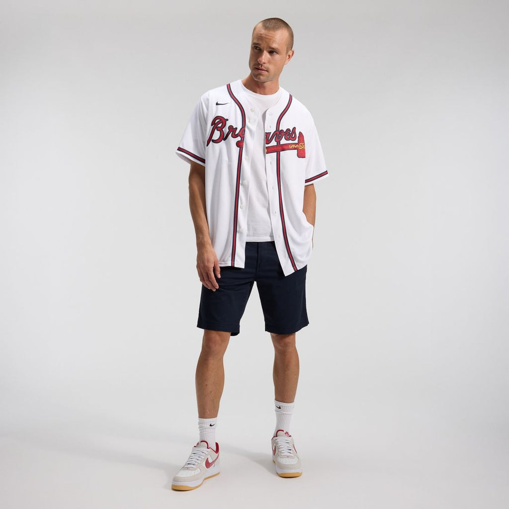 Atlanta Braves Nike Alternate Replica Team Jersey - Red Team Jersey Sports Fan Apparel