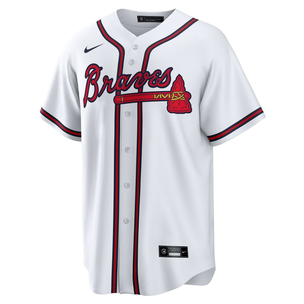 Atlanta Braves Daysbel Hernandez Nike Home Replica Jersey - White Team Jersey Sports Fan Apparel