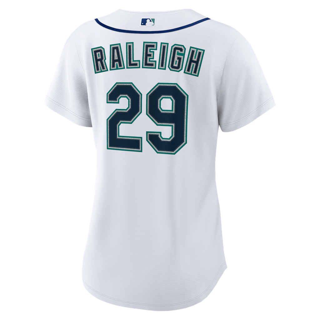 Seattle Mariners Cal Raleigh Nike Women's Home Replica Jersey - White Team Jersey Sports Fan Apparel