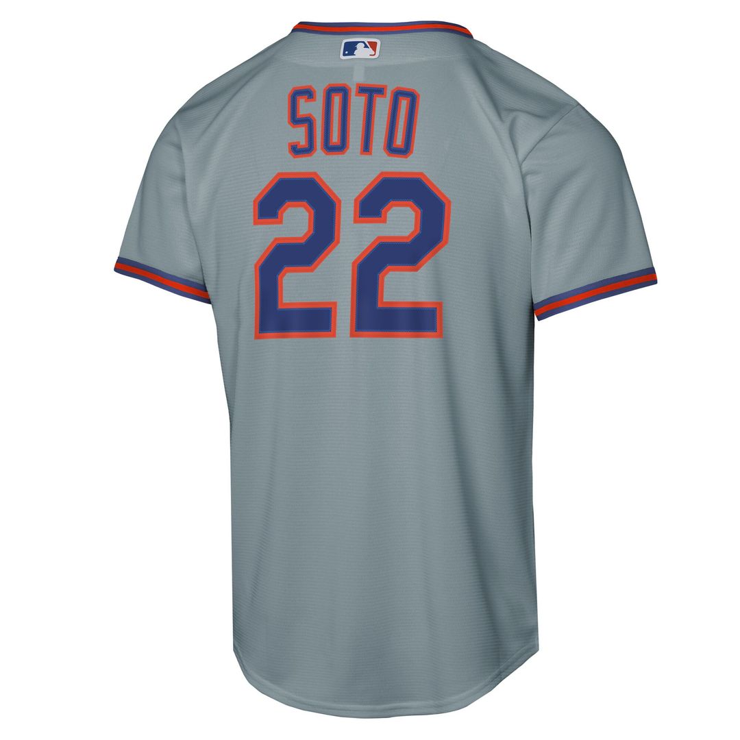 New York Mets Juan Soto Nike Youth Alternate Replica Jersey - Black Team Jersey Sports Fan Apparel