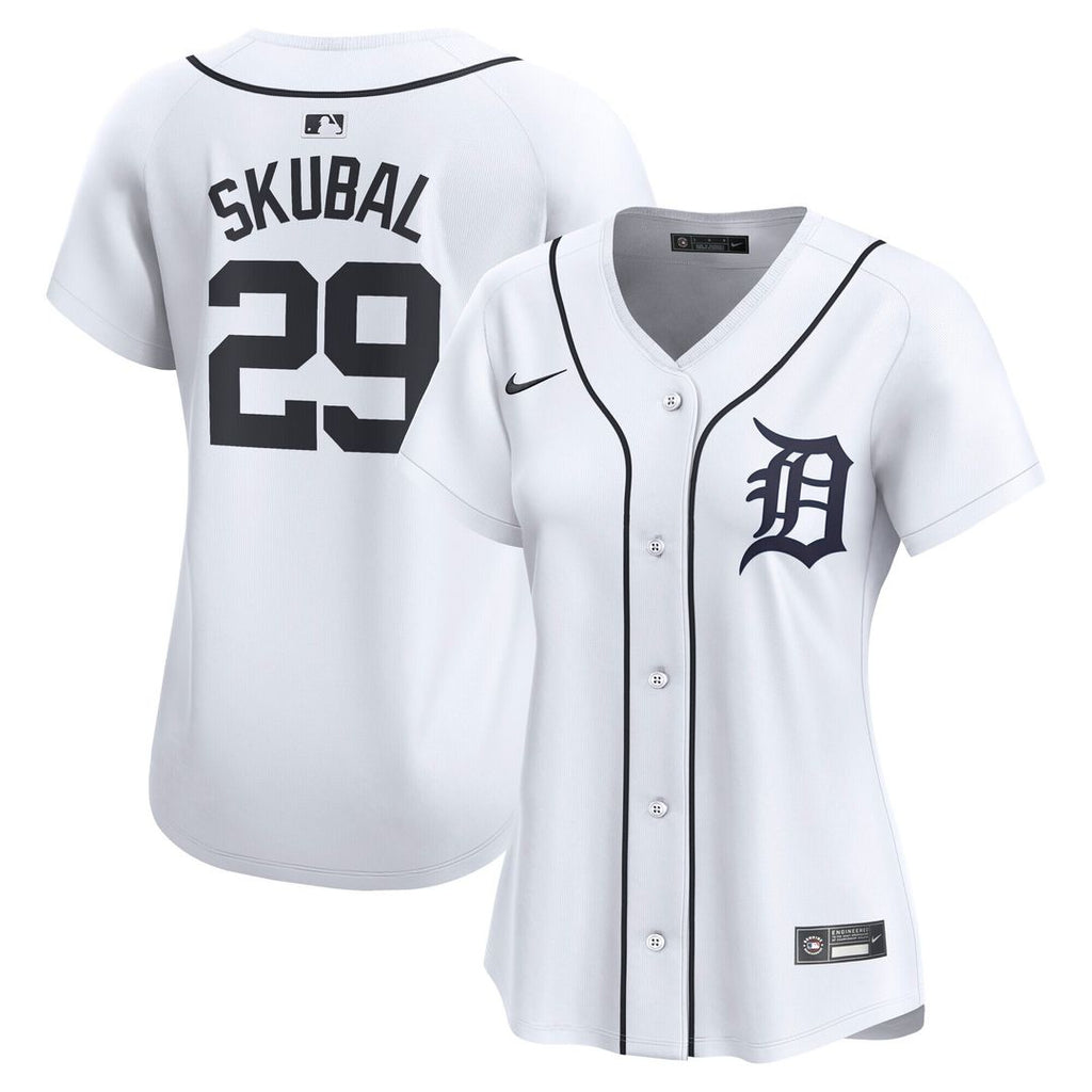 Detroit Tigers Tarik Skubal Nike Women's Limited Player Jersey - White Team Jersey Sports Fan Apparel