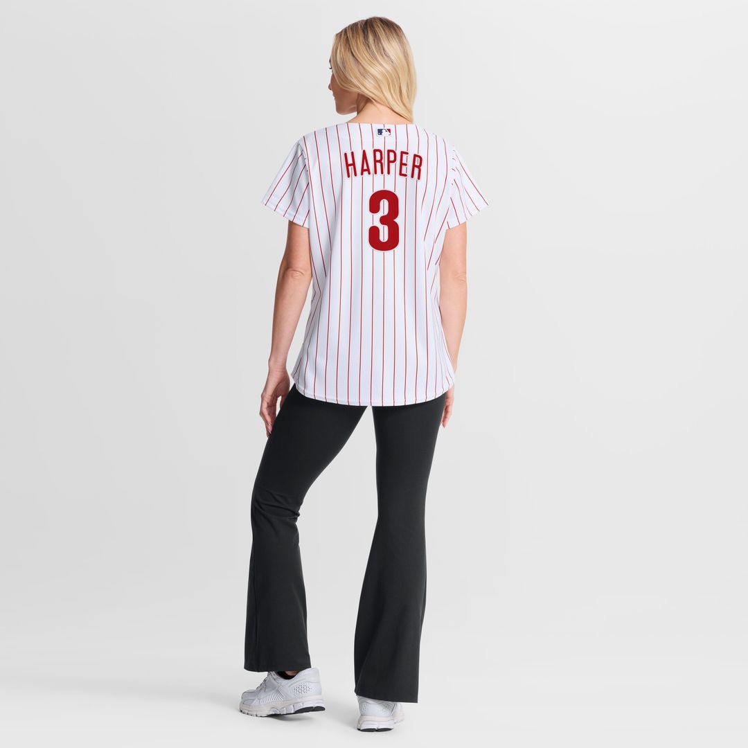 Philadelphia Phillies Bryce Harper Nike Women's Alternate Replica Jersey - Cream Team Jersey Sports Fan Apparel