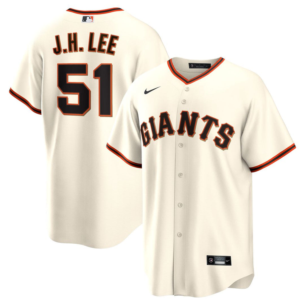 San Francisco Giants Jung Hoo Lee Nike Home Replica Player Jersey - Cream Team Jersey Sports Fan Apparel