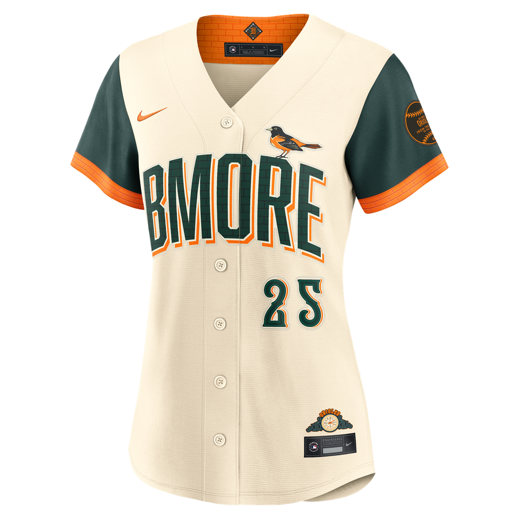 Baltimore Orioles Pete Alonso Nike Women's 2026 City Connect Stadium Jersey - Cream Team Jersey Sports Fan Apparel