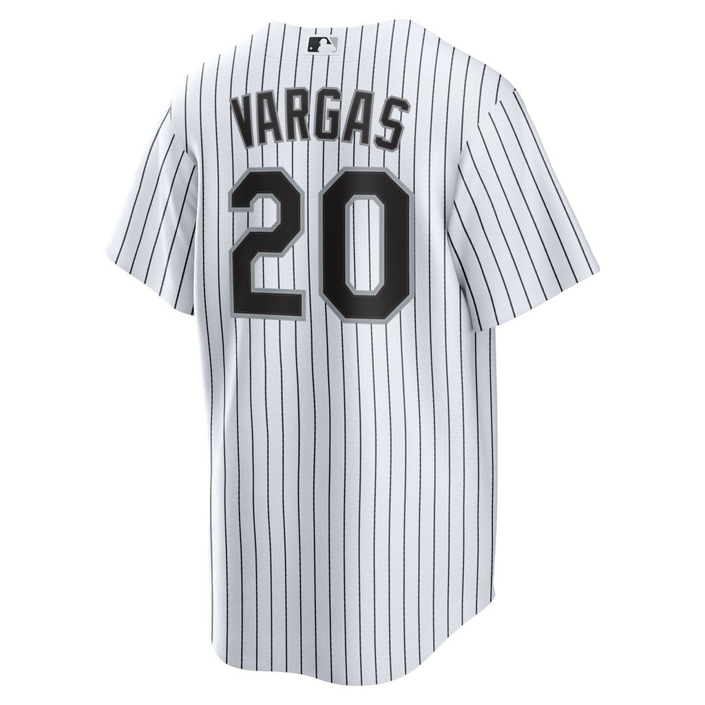 Chicago White Sox Miguel Vargas Nike Home Replica Jersey - White Team Jersey Sports Fan Apparel