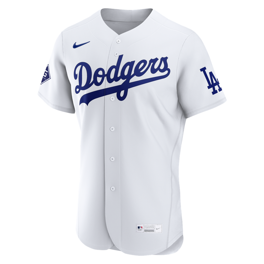 Los Angeles Dodgers Nike Alternate Authentic Jersey with Sponsor Patch - Royal Team Jersey Sports Fan Apparel