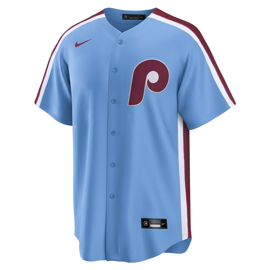Philadelphia Phillies Kyle Schwarber Nike Alternate, 1st Replica Jersey - Light Blue Team Jersey Sports Fan Apparel