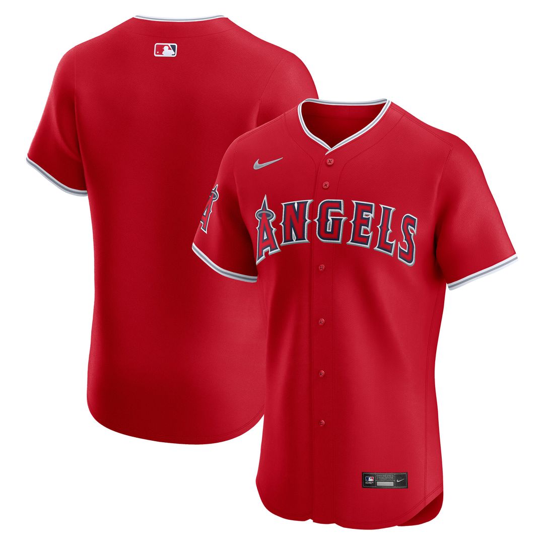 Los Angeles Angels Nike Home Elite Jersey - White Team Jersey Sports Fan Apparel