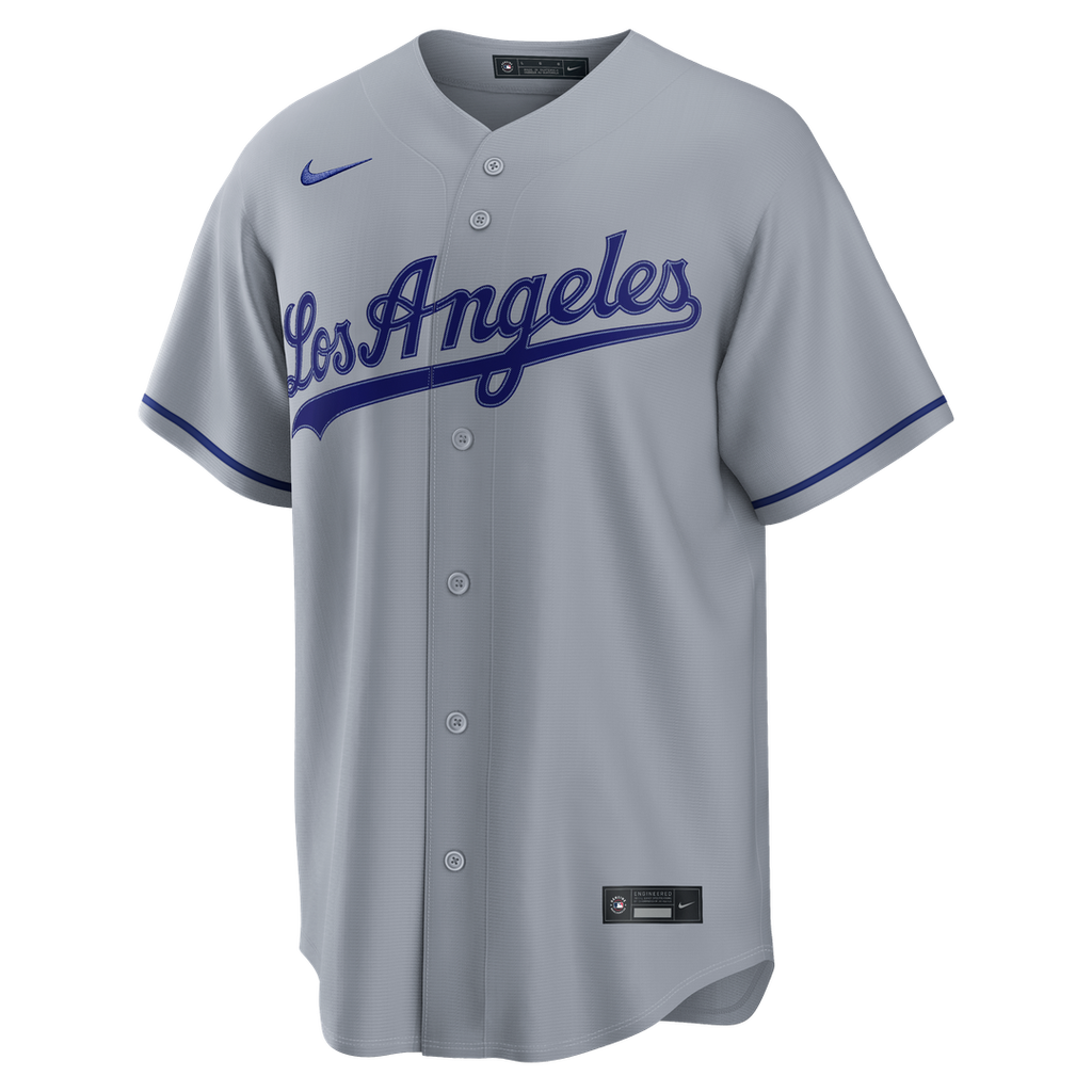 Los Angeles Dodgers Kyle Tucker Nike Road Replica Jersey - Gray Team Jersey Sports Fan Apparel