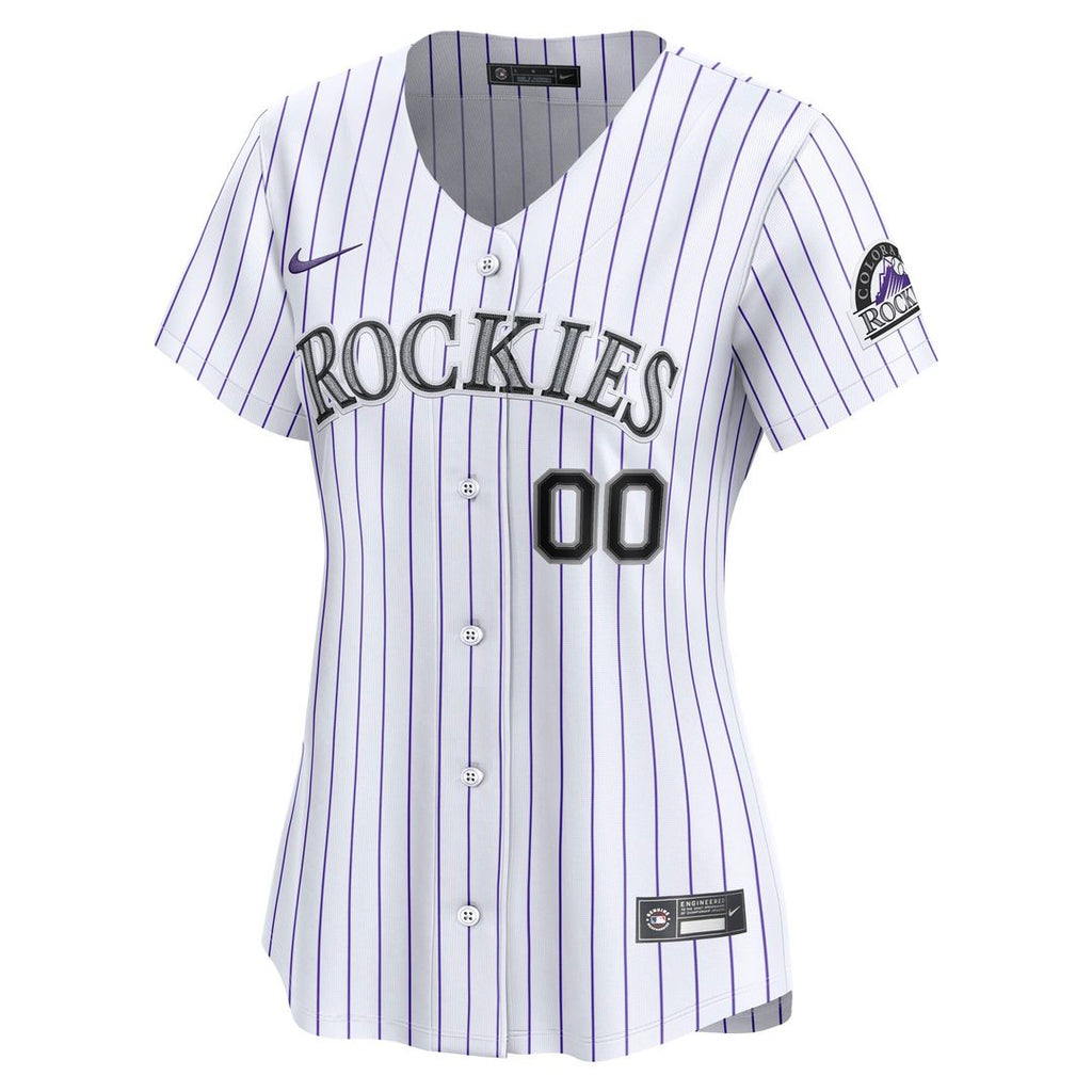Colorado Rockies Nike Women's Home Limited Custom Jersey - White Team Jersey Sports Fan Apparel