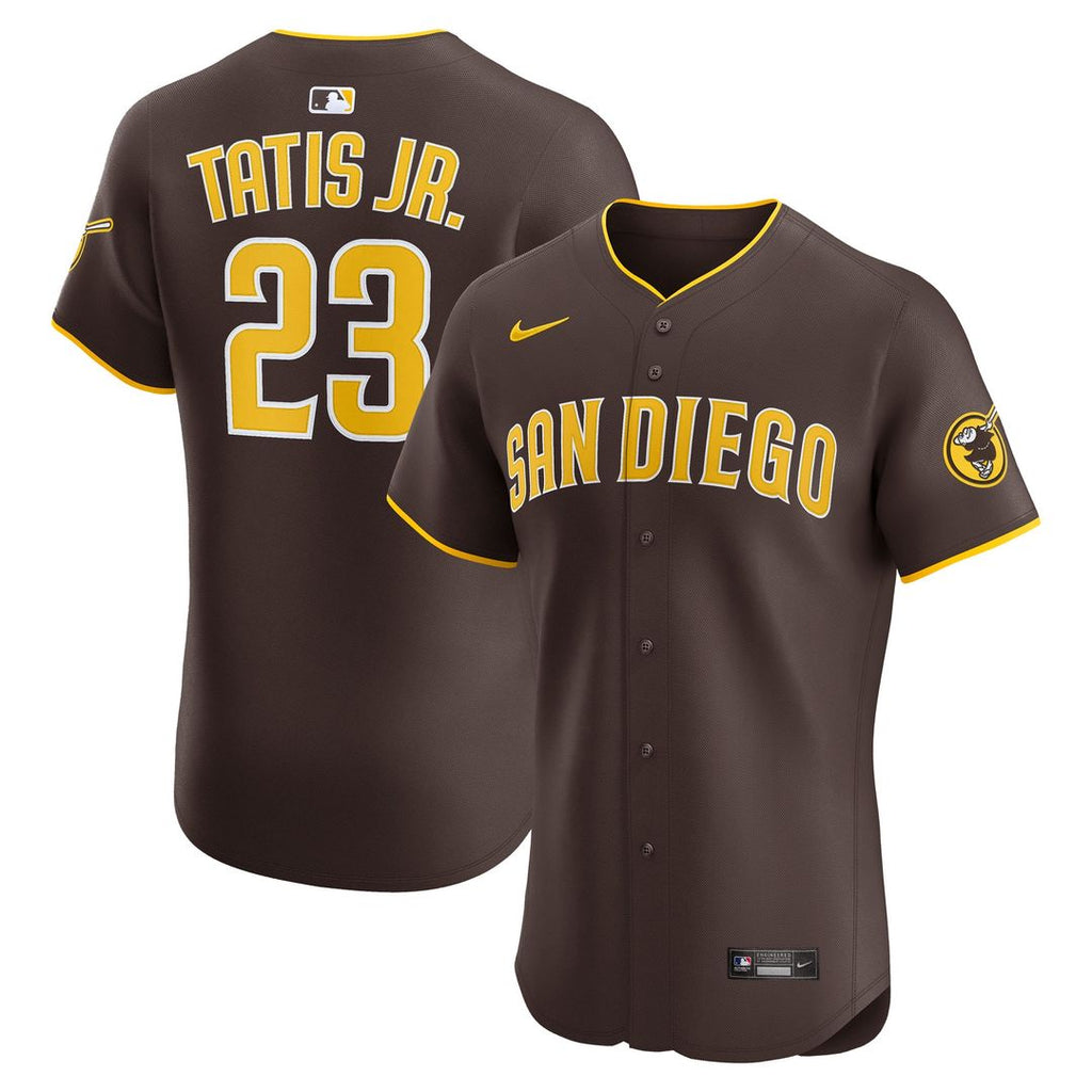 San Diego Padres Fernando Tatis Jr. Nike Road Elite Jersey - Brown Team Jersey Sports Fan Apparel