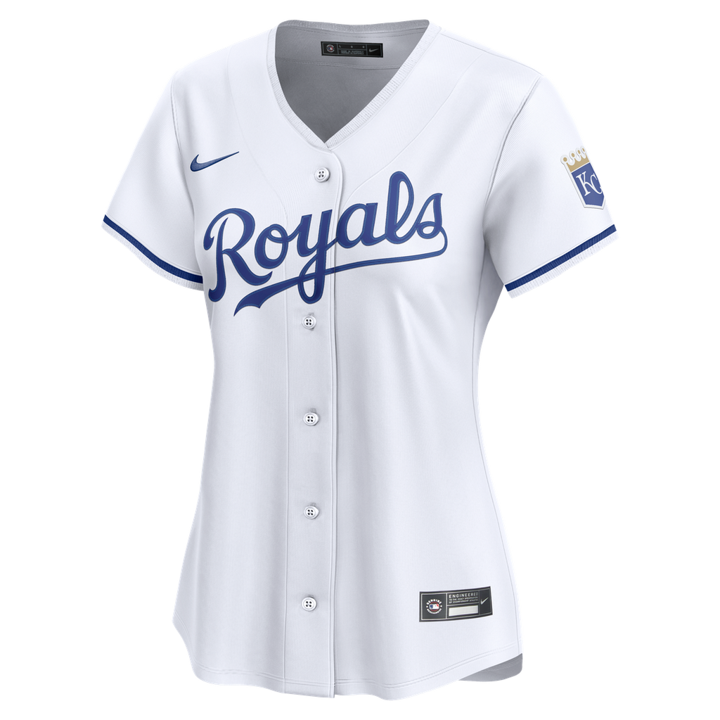 Kansas City Royals Nike Women's Home Limited Jersey - White Team Jersey Sports Fan Apparel
