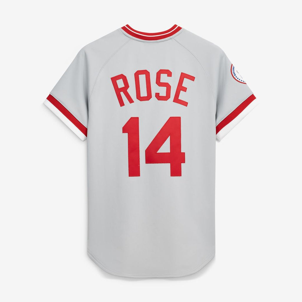 Cincinnati Reds Pete Rose Mitchell & Ness 1976 Authentic Jersey - Gray Team Jersey Sports Fan Apparel