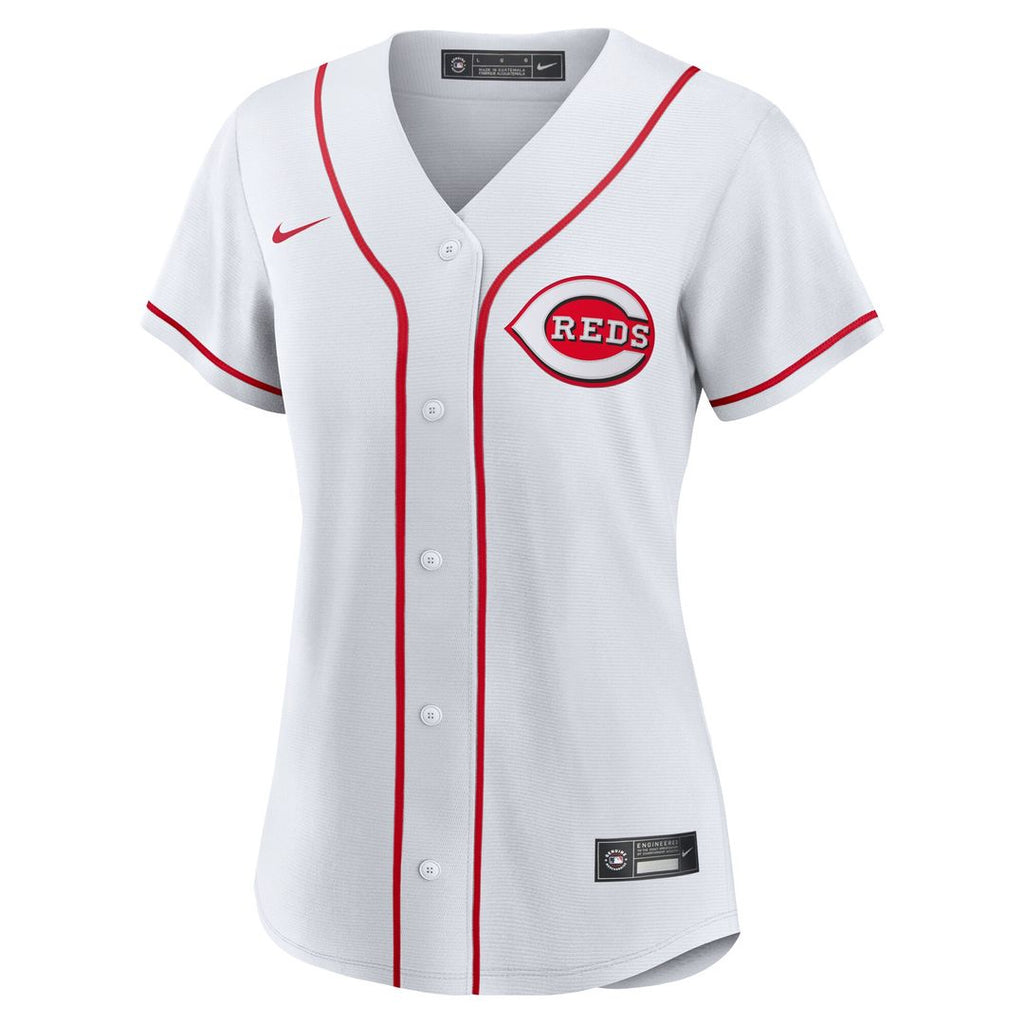 Cincinnati Reds Hunter Greene Nike Women's Home Replica Jersey - White Team Jersey Sports Fan Apparel