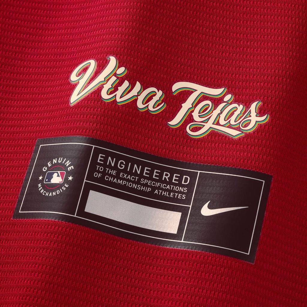 Texas Rangers Corey Seager Nike 2026 City Connect Stadium Jersey - Red Team Jersey Sports Fan Apparel