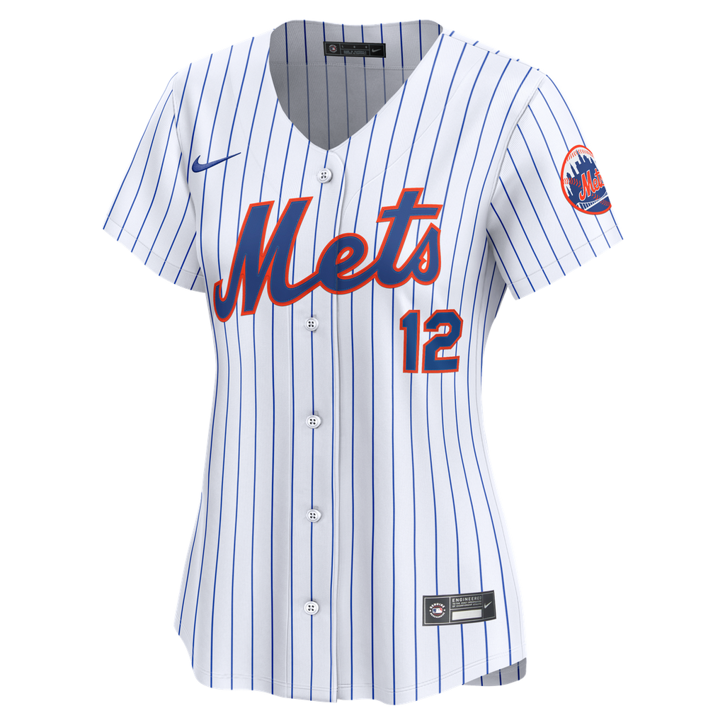 New York Mets Francisco Lindor Nike Women's Home Limited Jersey - White Team Jersey Sports Fan Apparel