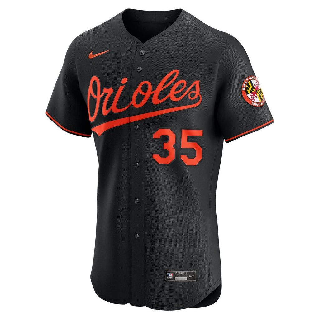 Baltimore Orioles Adley Rutschman Nike Alternate 2 Elite Jersey - Orange Team Jersey Sports Fan Apparel