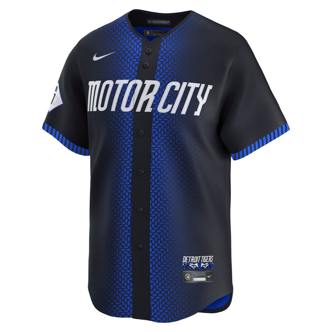Detroit Tigers Riley Greene Nike City Connect Limited Jersey - Navy Team Jersey Sports Fan Apparel