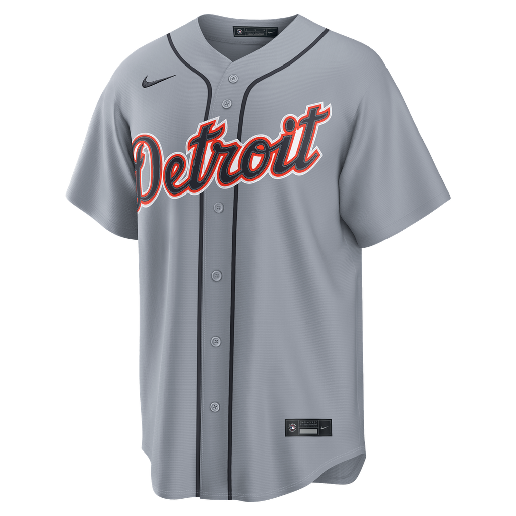 Detroit Tigers Tarik Skubal Nike Road Replica Jersey - Gray Team Jersey Sports Fan Apparel