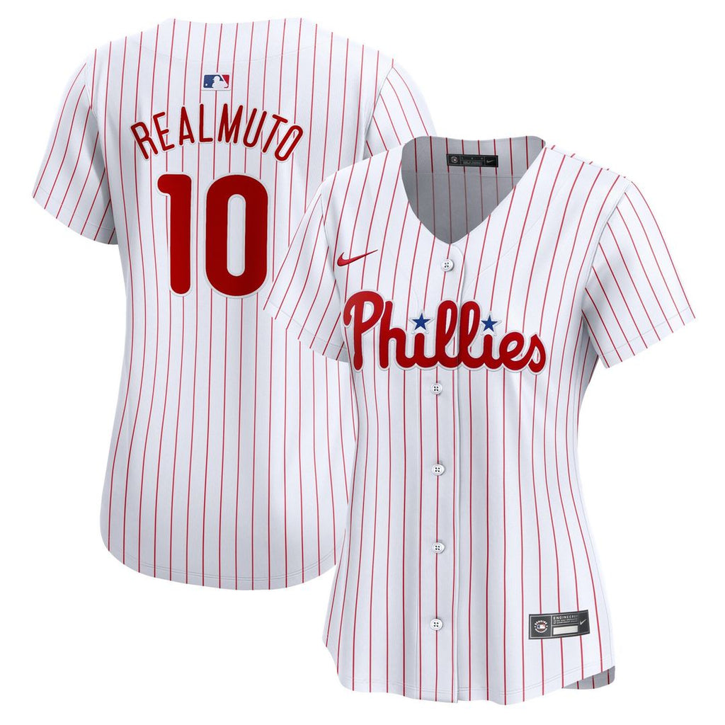 Philadelphia Phillies J.T. Realmuto Nike Women's Home Limited Player Jersey - White Team Jersey Sports Fan Apparel
