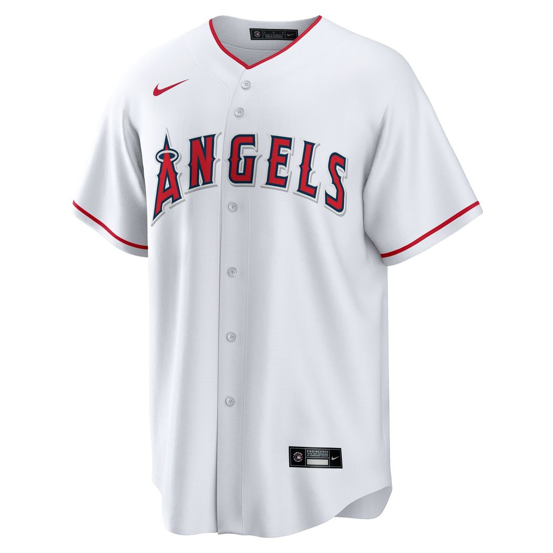 Los Angeles Angels Jo Adell Nike Home Replica Jersey - White Team Jersey Sports Fan Apparel