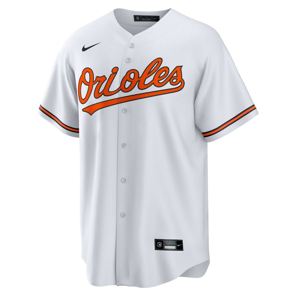 Baltimore Orioles Gunnar Henderson Nike Home Replica Player Jersey - White Team Jersey Sports Fan Apparel