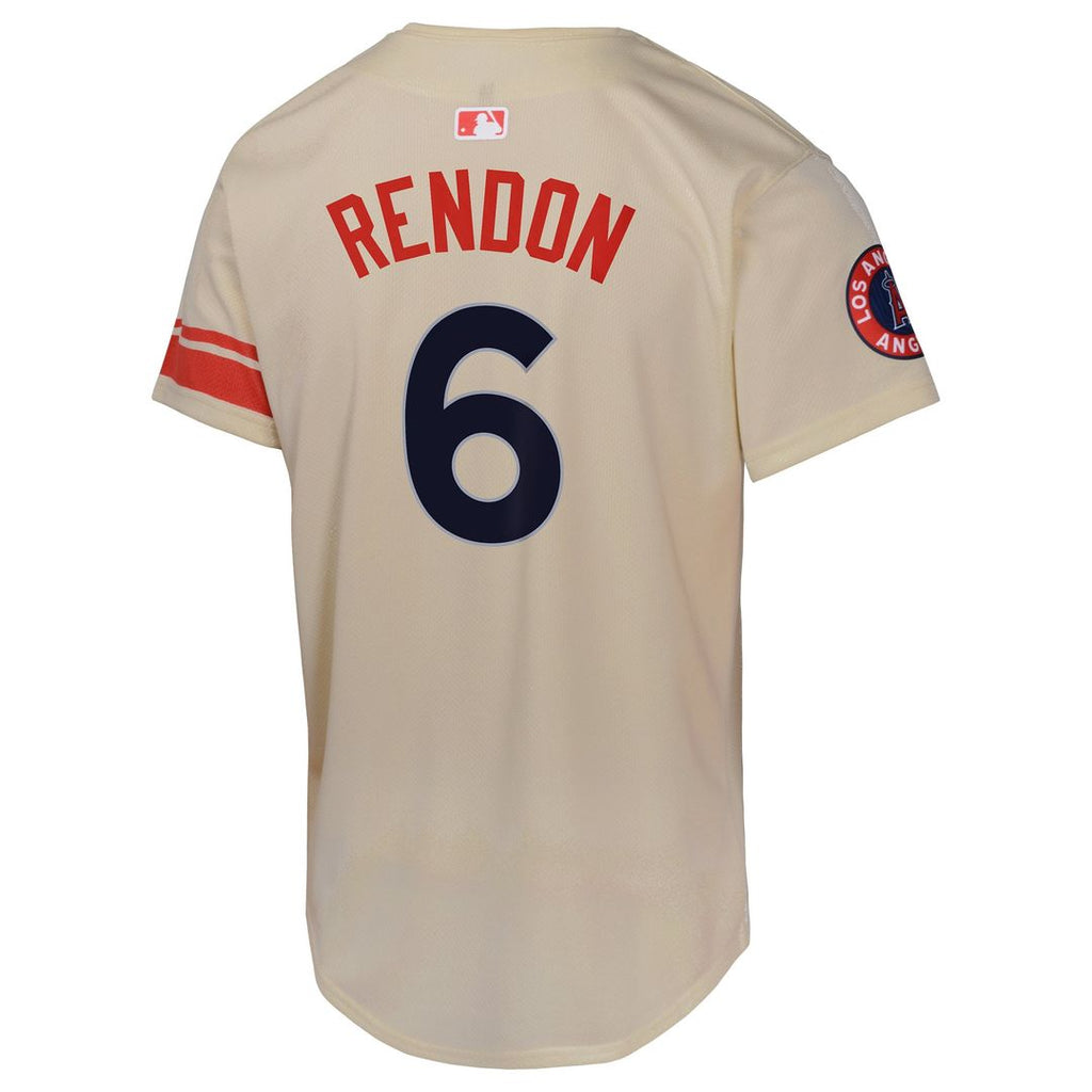 Los Angeles Angels Anthony Rendon Nike Youth City Connect Limited Player Jersey - Cream Team Jersey Sports Fan Apparel