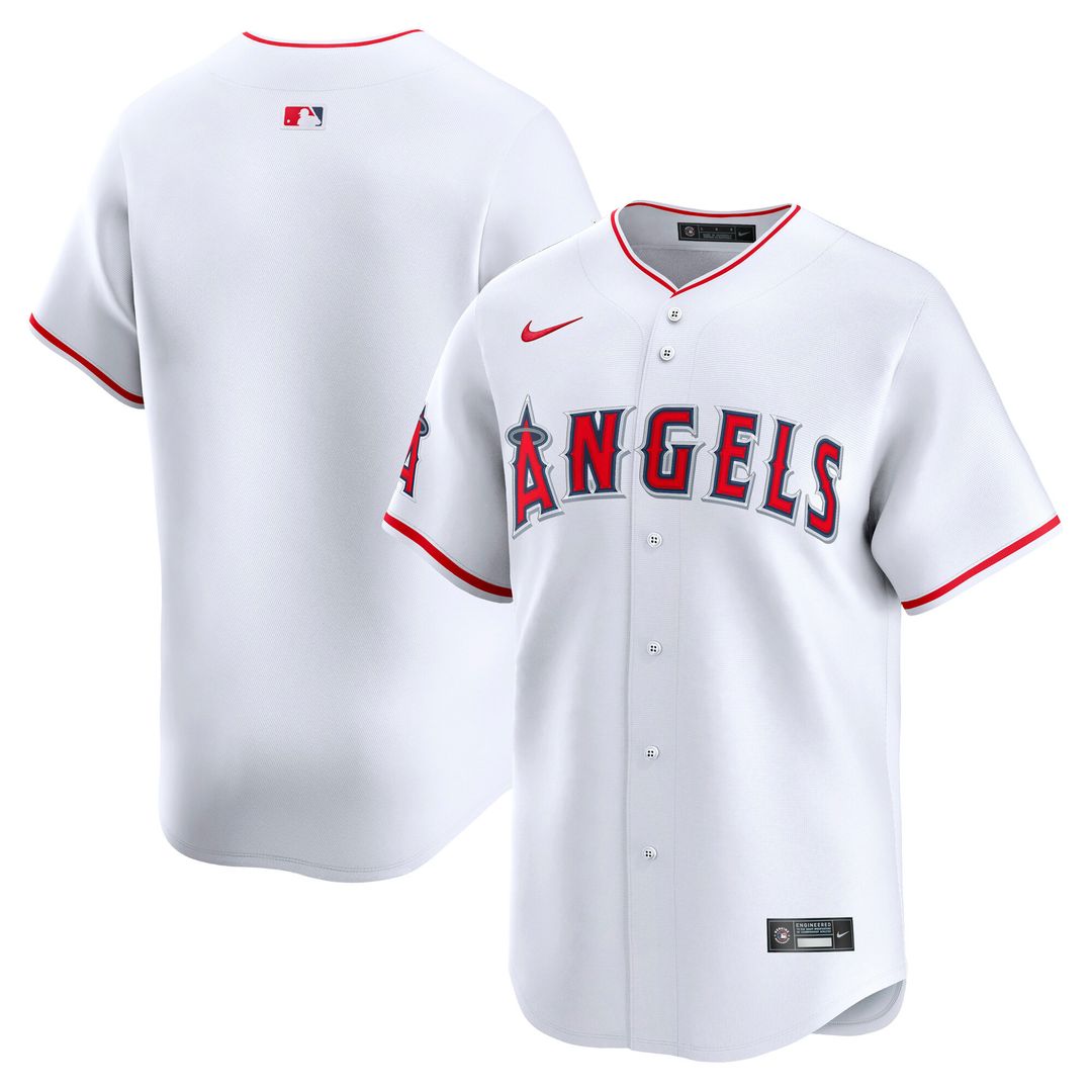 Los Angeles Angels Nike Home Limited Jersey - White Team Jersey Sports Fan Apparel
