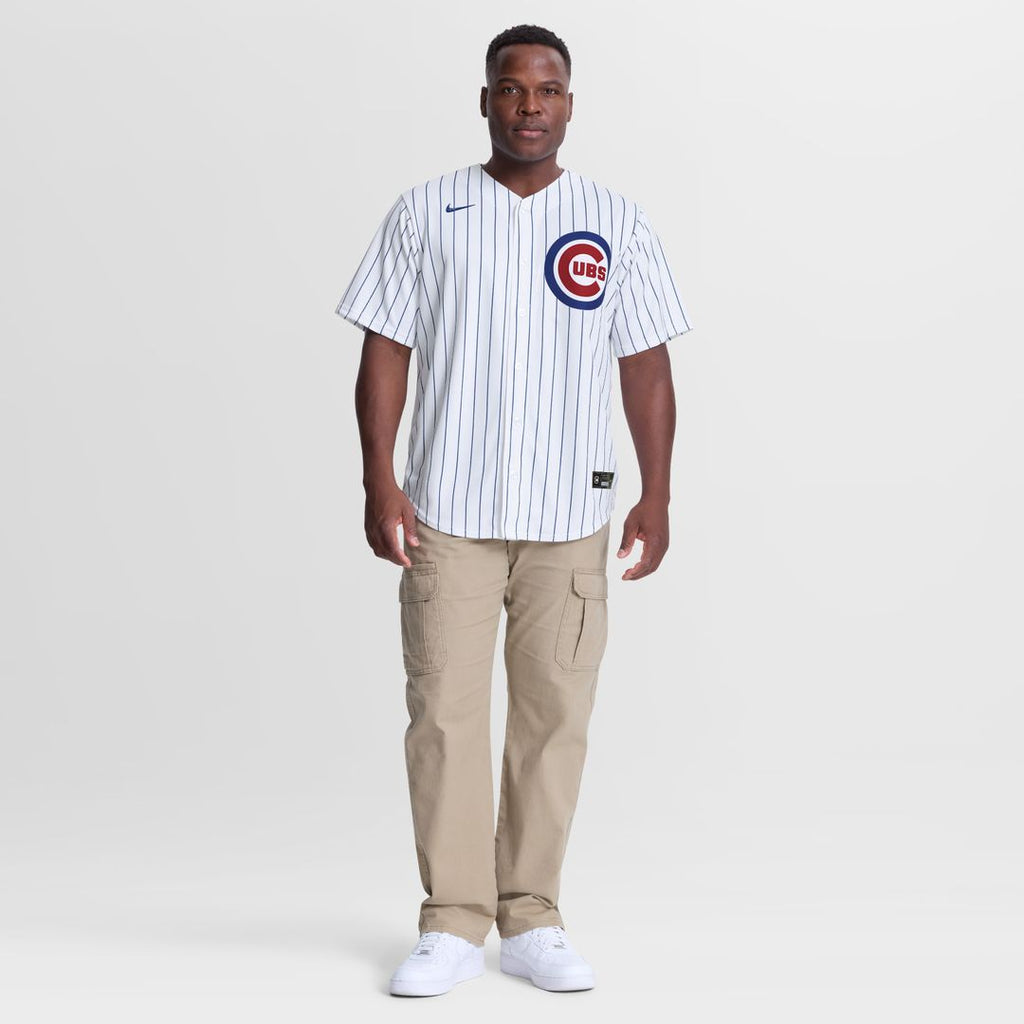 Chicago Cubs Pete Crow - Armstrong Nike Home Replica Jersey - White Team Jersey Sports Fan Apparel