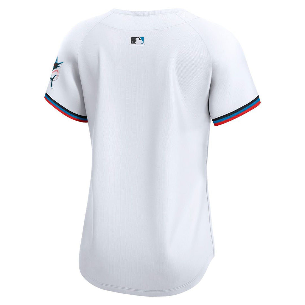 Miami Marlins Nike Women's Home Limited Jersey - White Team Jersey Sports Fan Apparel