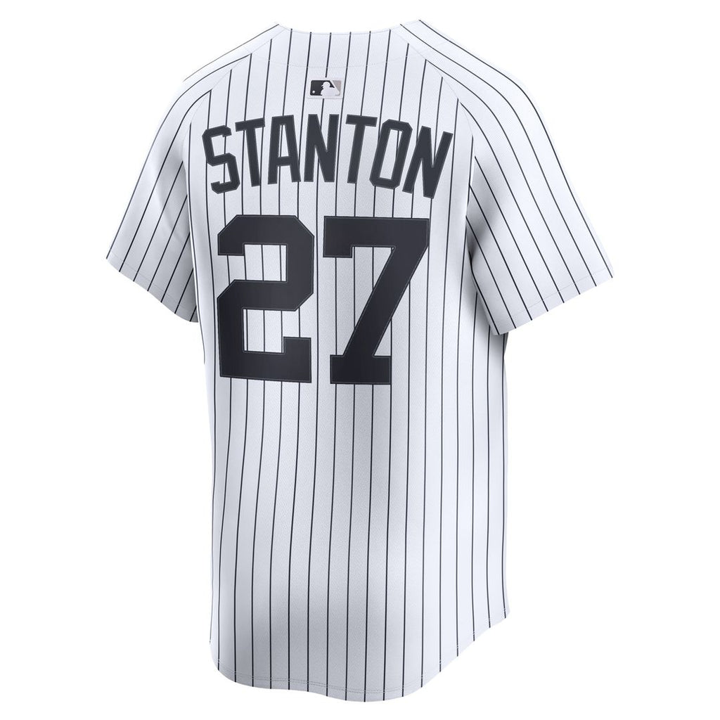 New York Yankees Giancarlo Stanton Nike Home Limited Player Jersey - White Team Jersey Sports Fan Apparel