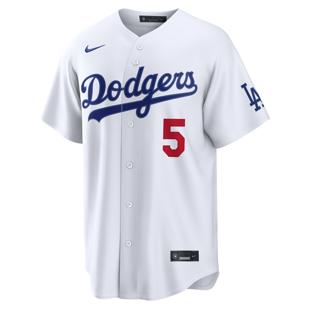 Los Angeles Dodgers Freddie Freeman Nike Home Stadium Jersey - White Team Jersey Sports Fan Apparel