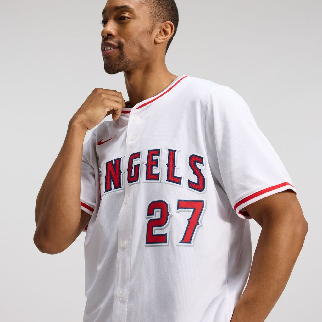Los Angeles Angels Mike Trout Nike Home Limited Player Jersey - White Team Jersey Sports Fan Apparel