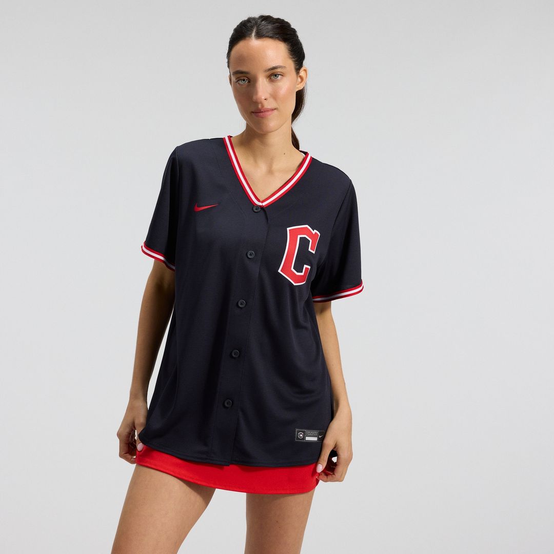 Cleveland Guardians Nike Women's Alternate 2 Replica Jersey - Red Team Jersey Sports Fan Apparel