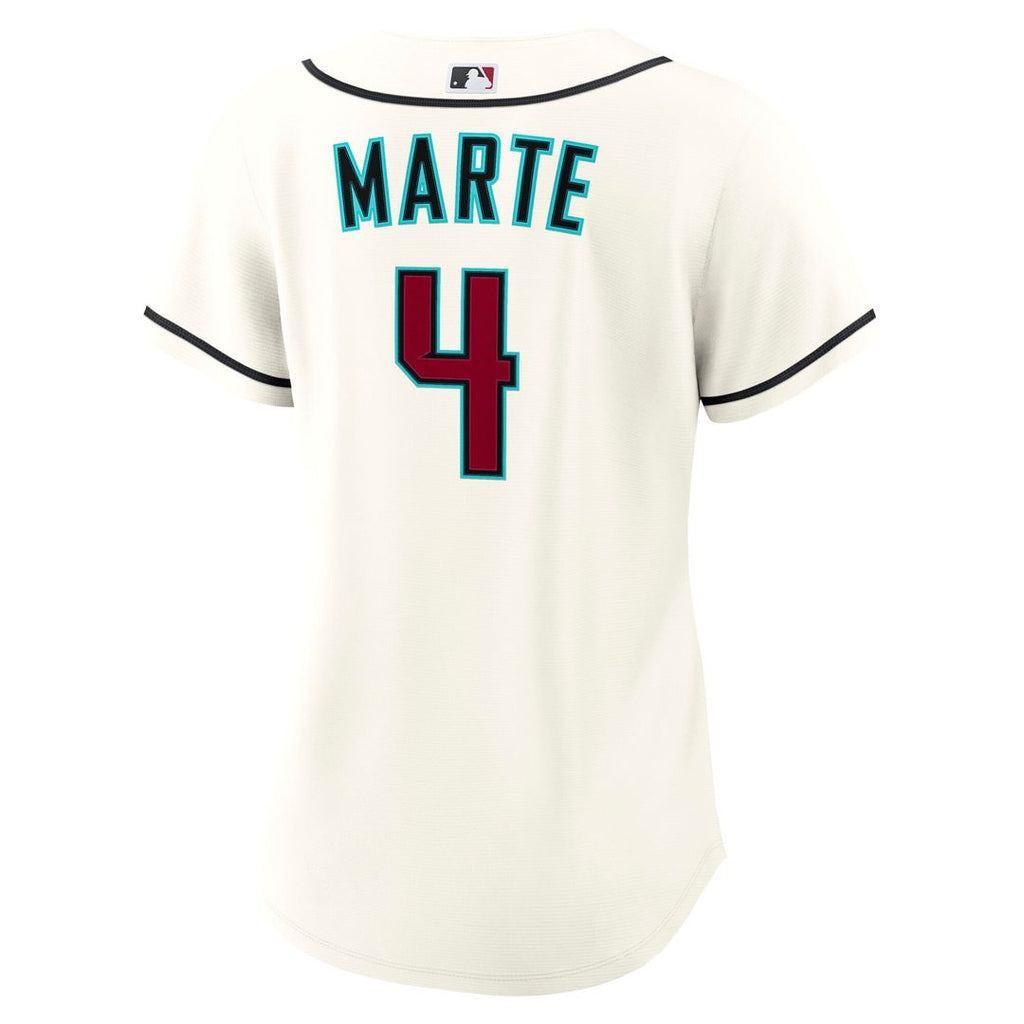 Arizona Diamondbacks Ketel Marte Nike Women's Home Replica Jersey - Cream Team Jersey Sports Fan Apparel