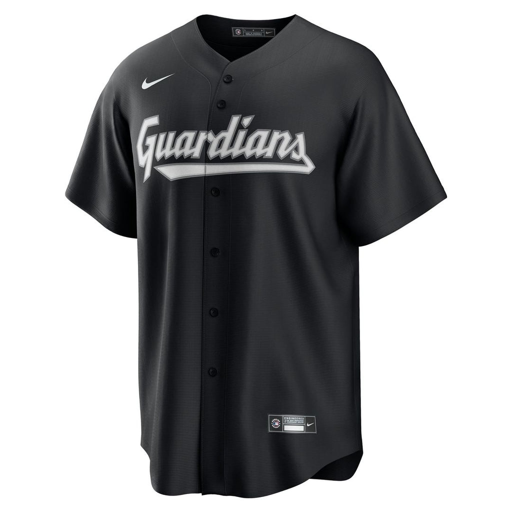 Cleveland Guardians Nike Replica Jersey - Black Team Jersey Sports Fan Apparel