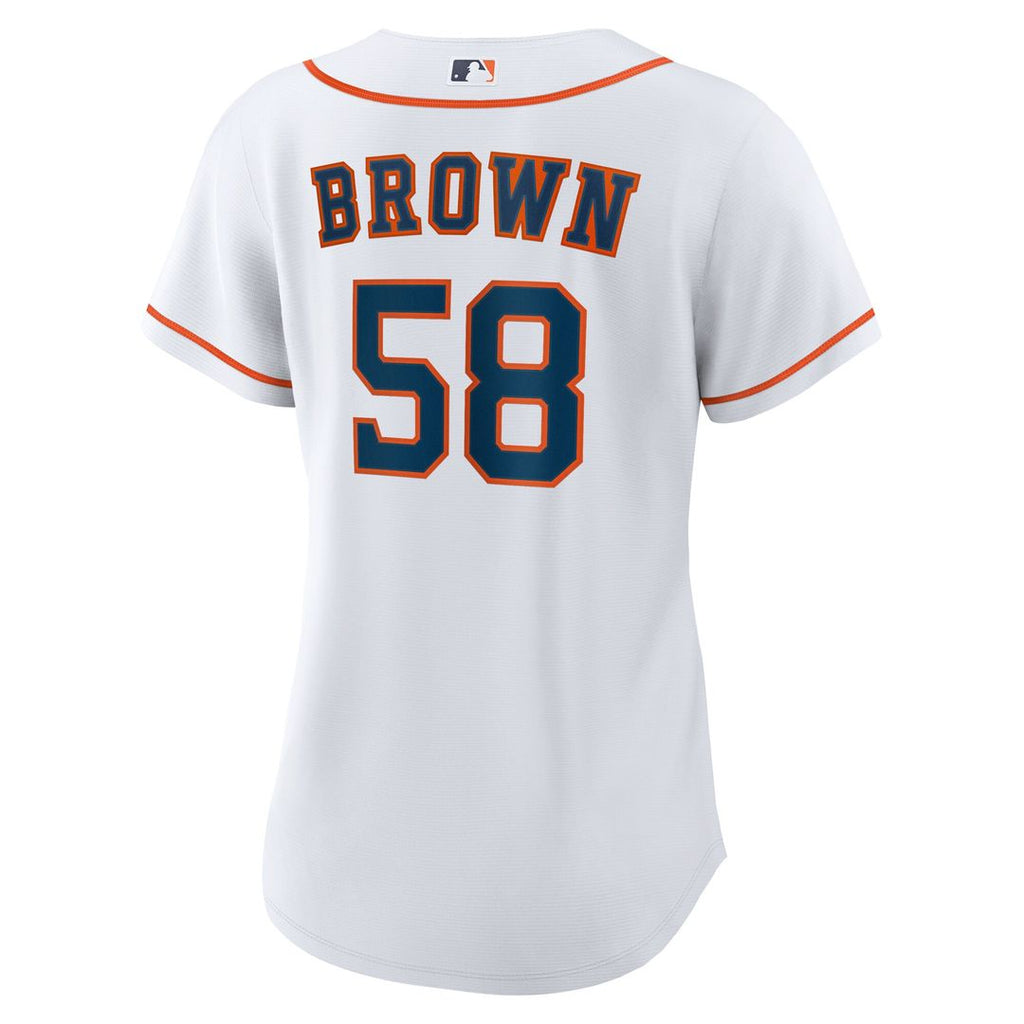 Houston Astros Hunter Brown Nike Women's Home Replica Jersey - White Team Jersey Sports Fan Apparel