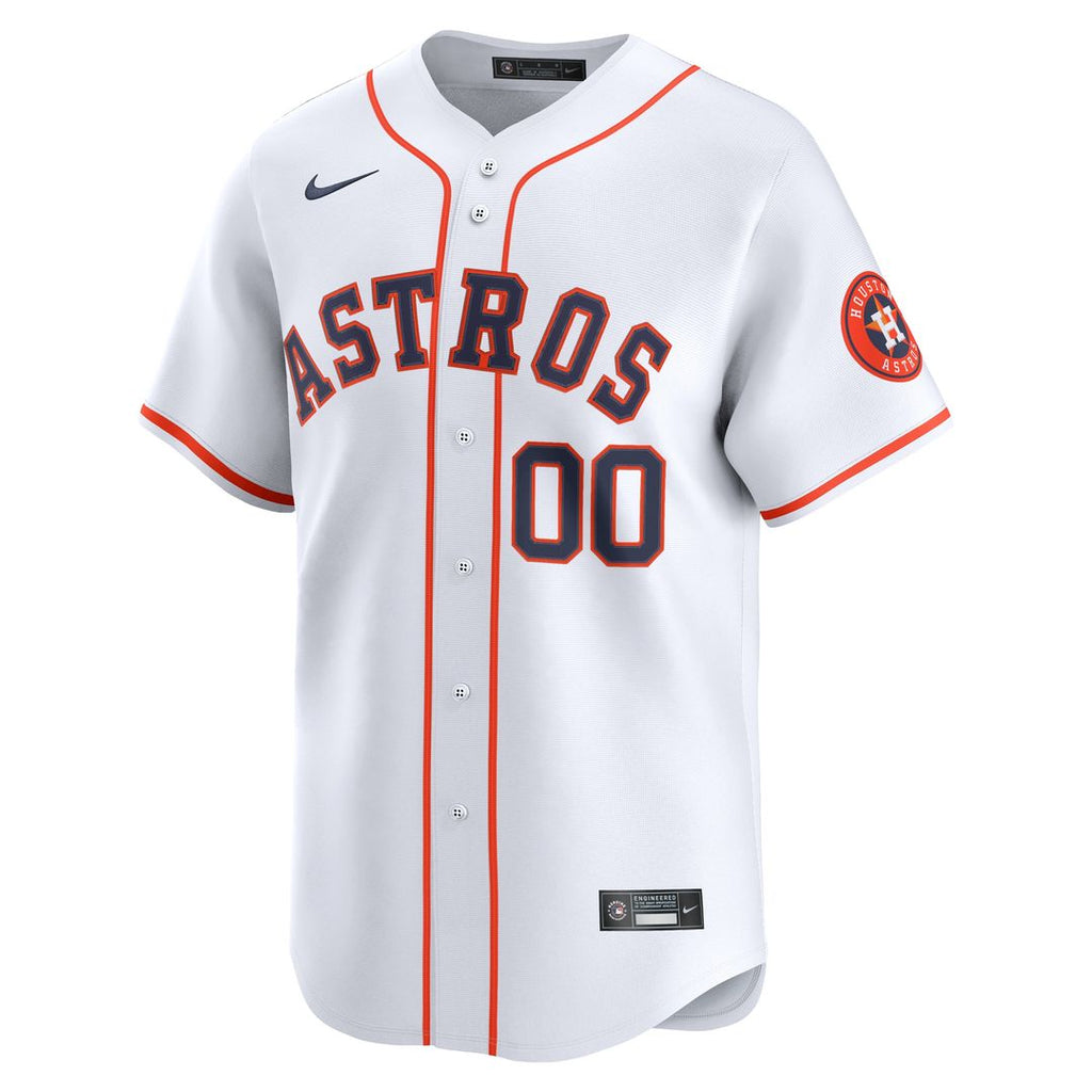 Houston Astros Nike Home Limited Custom Jersey - White Team Jersey Sports Fan Apparel