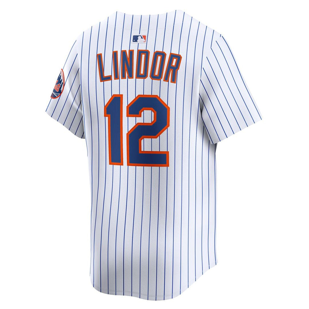 New York Mets Francisco Lindor Nike Alternate Limited Jersey - Black Team Jersey Sports Fan Apparel