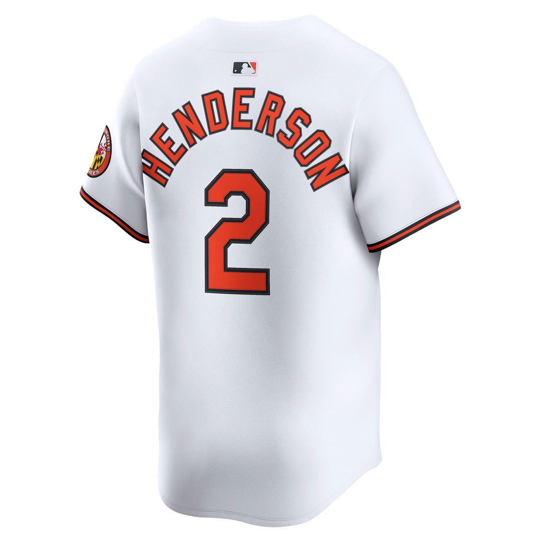Baltimore Orioles Gunnar Henderson Nike Limited Player Jersey - White Team Jersey Sports Fan Apparel